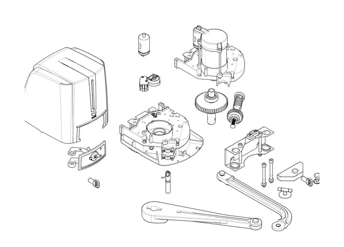 came Seite Ersatzteile des Motors 001fa70230 fa70230