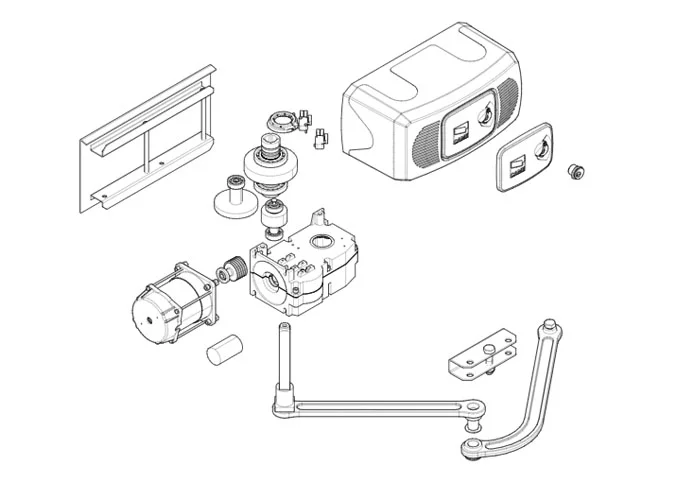 came Seite Ersatzteile des Motors 001f1100 f1100