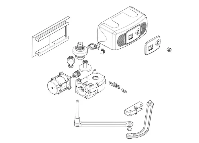 came Seite Ersatzteile des Motors 001f1024 f1024