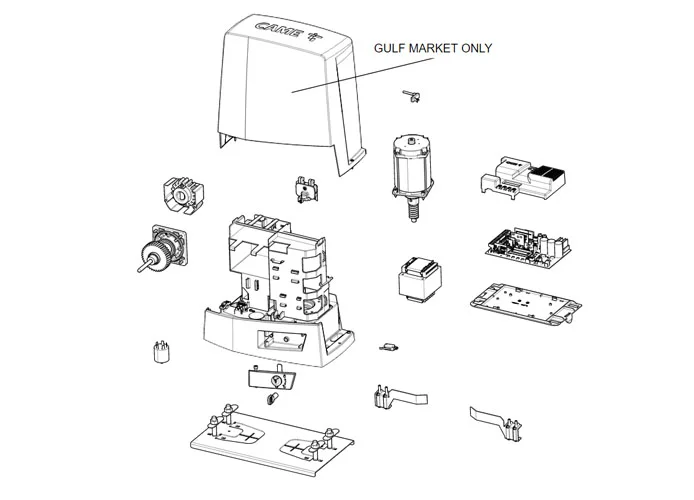 came Seite Ersatzteile des Motors 001bkv20als bkv20als