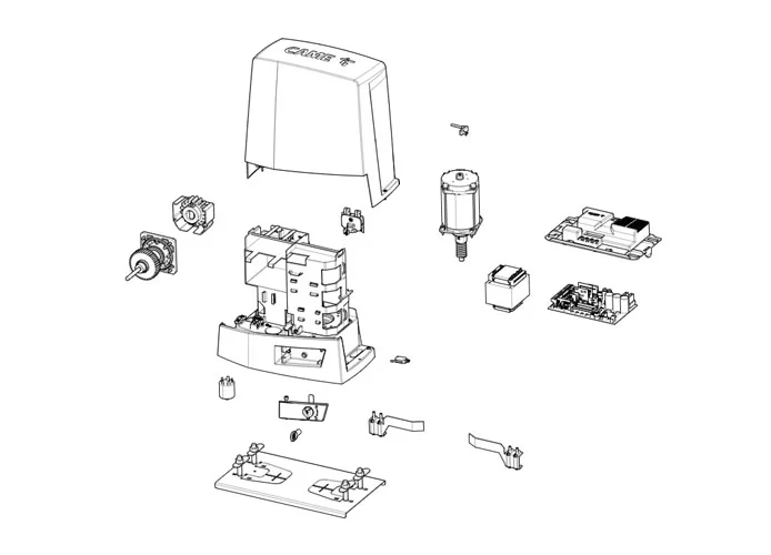 came Seite Ersatzteile des Motors 001bkv20ags bkv20ags 801ms-0310