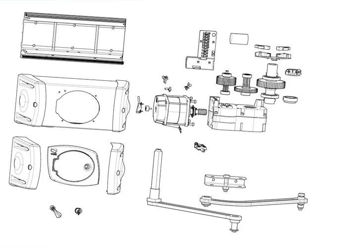 came Seite Ersatzteile des Motors 001fe40230 fe40230