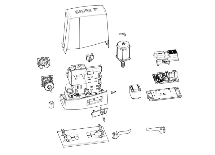 came Seite Ersatzteile des Motors 001bkv15ags bkv15ags 801ms-0300