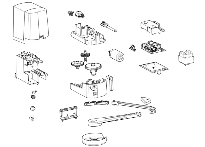 came Seite Ersatzteile des Motors ftl20dcg 801mb-0080