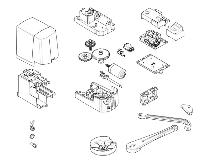 came Seite Ersatzteile des Motors ftx20dlc 801mb-0110