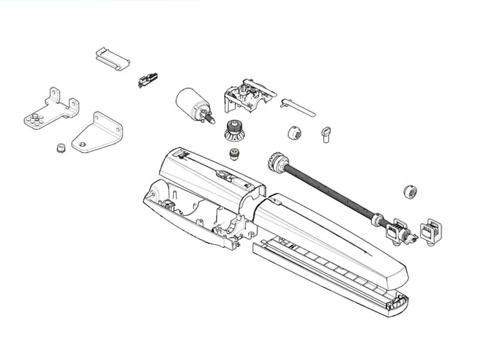 came Seite Ersatzteile des Motors swn25