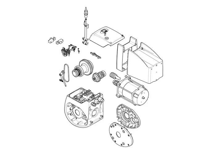 came Seite Ersatzteile des Motors 001c-bxk c-bxk