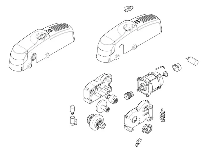 came Seite Ersatzteile des Motors 001e456 e456