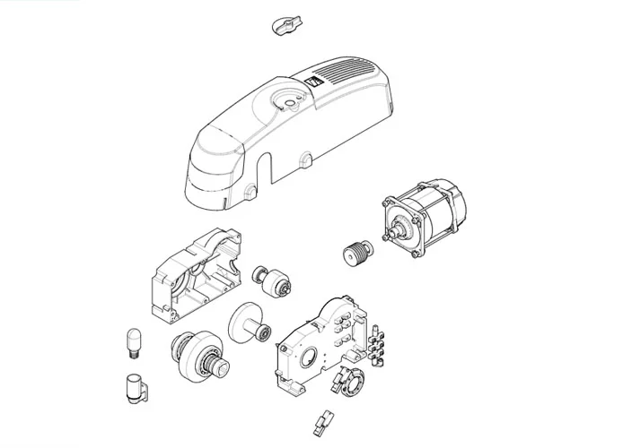 came Seite Ersatzteile des Motors e1024