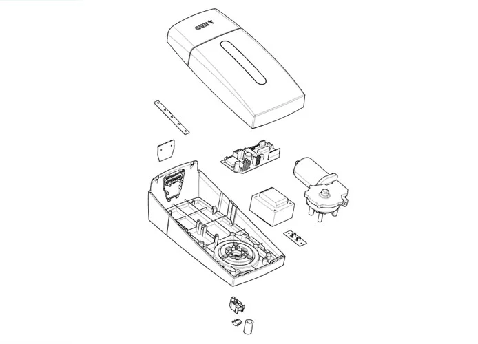 came Seite Ersatzteile des Motors ver06des 801mv-0050