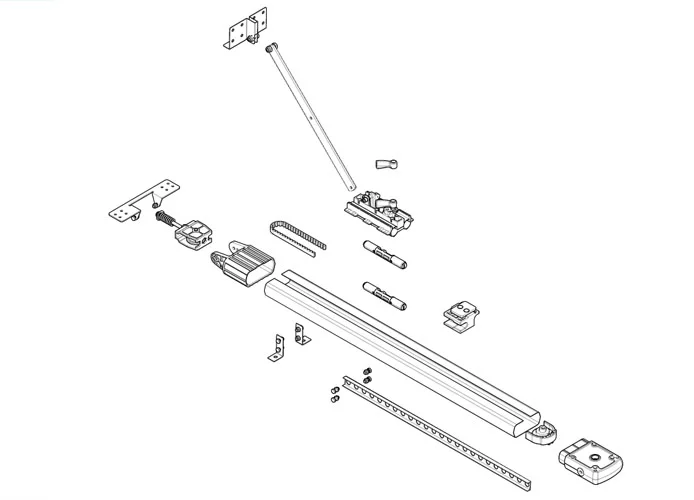 came Seite Ersatzteile für Riemenführung 001v0688 v0688