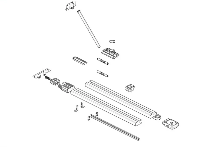 came Seite Ersatzteile für Riemenführung 001v0687 v0687