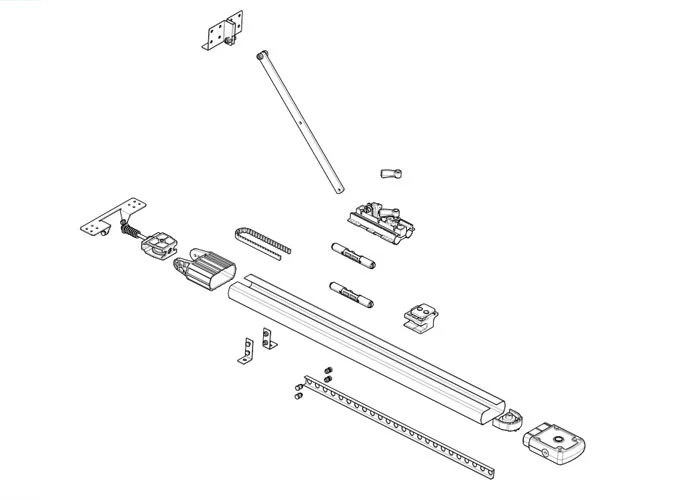 came Seite Ersatzteile für Riemenführung 001v0686 v0686