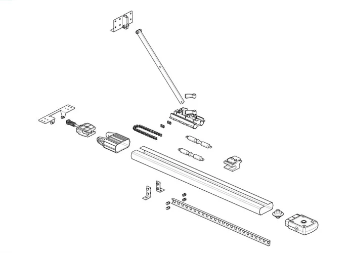 came Seite Ersatzteile für Kettenantriebsschiene 001v0679 v0679