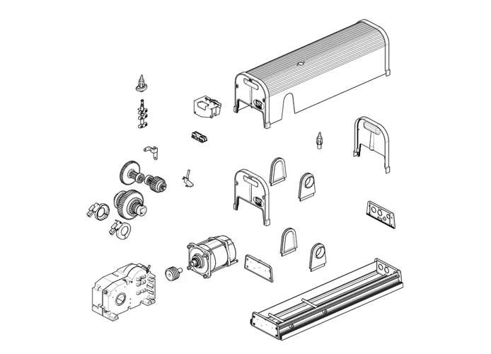 came Seite Ersatzteile des Motors 001f4024ep f4024ep 