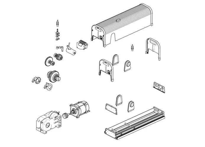 came Seite Ersatzteile des Motors 001f40230e f40230e