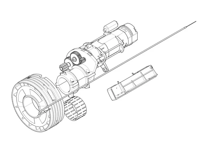 came Seite Ersatzteile des Motors 001h40230180 h40230180