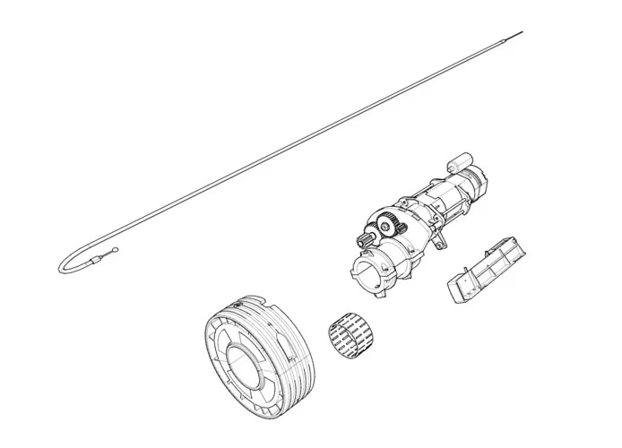 came Seite Ersatzteile des Motors 001h40230120 h40230120