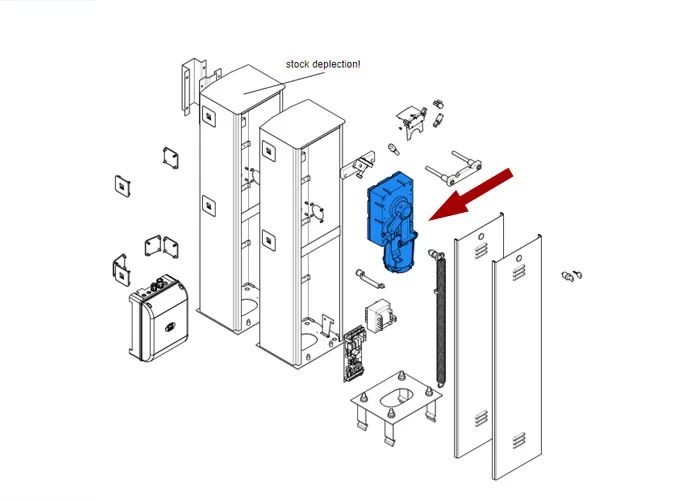 came Ersatzteil des Getriebemotors gard 2500 119rig201 