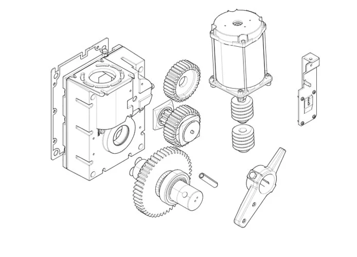 came Seite Ersatzteile für Schranken gearmotor-g3750