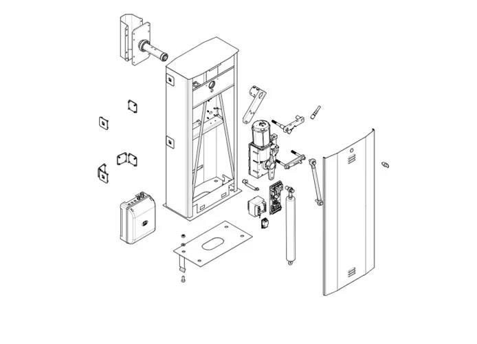 came Seite Ersatzteile für Schranken g5000