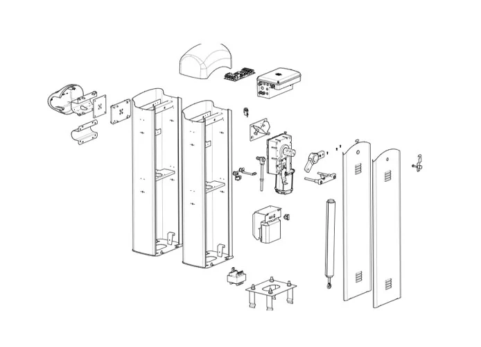 came Seite Ersatzteile für Schranken g3000-g3001