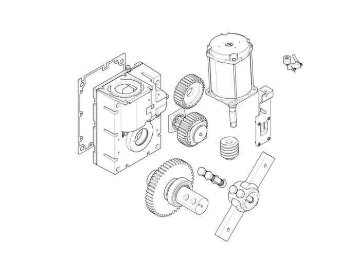 came Seite Ersatzteile für Schranken gearmotor-g4040e