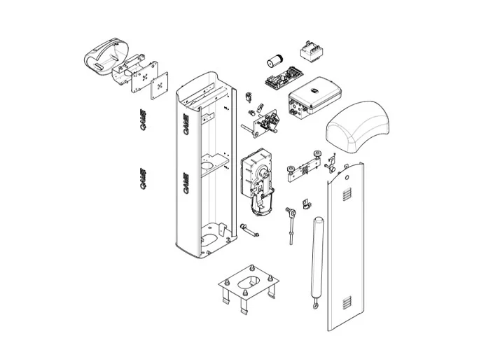 came Seite Ersatzteile für Schranken g4041z