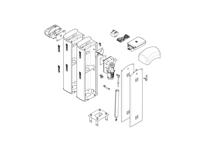 came Seite Ersatzteile für Schranken g4040e