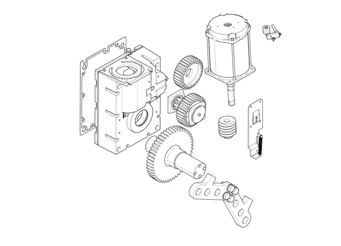 came Seite Ersatzteile für Schranken gearmotor-gt4