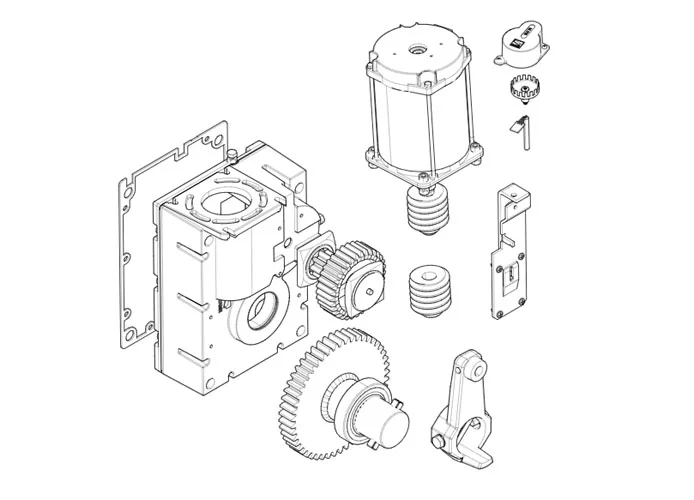 came Seite Ersatzteile für Schranken gearmotor-g2081