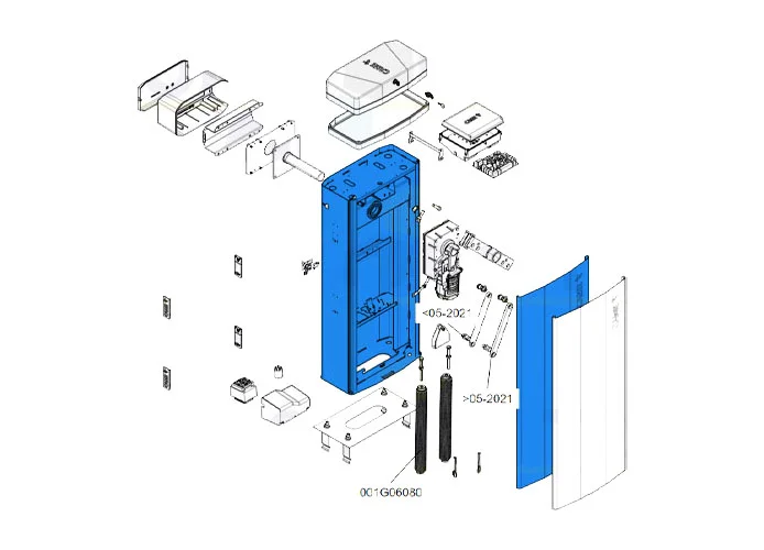 came Ersatzteil Schrank mit Tür Schranke gt8 88003-0097