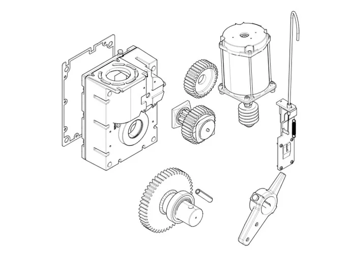 came Seite Ersatzteile für Schranken gearmotor-g12000