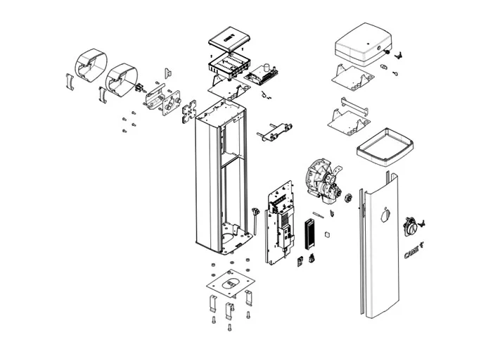 came Seite Ersatzteile für Schranken gpx40mgs