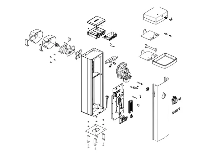 came Seite Ersatzteile für Schranken gpx40mgc