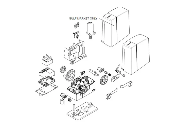 came Seite Ersatzteile des Motors bxv10alf bxv10agf 801ms-0250