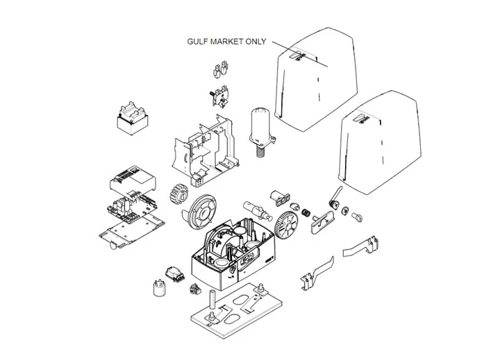 came Seite Ersatzteile des Motors bxv06als bxv06ags bxv06agm