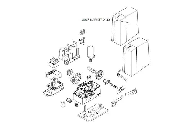 came Seite Ersatzteile des Motors bxv04alf bxv04agf 801ms-0160