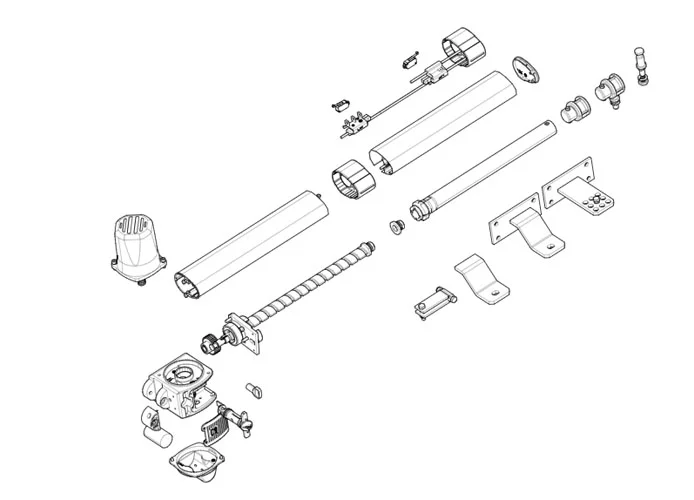 came Seite Ersatzteile des Motors kr310s1