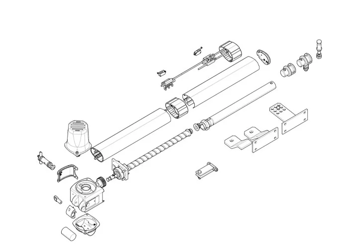 came Seite Ersatzteile des Motors kr310d1