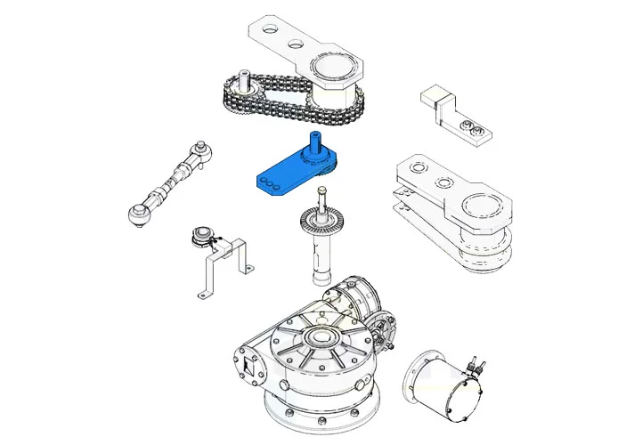 came Ersatzteil des Arms Getriebemotor superfrog 119ria082