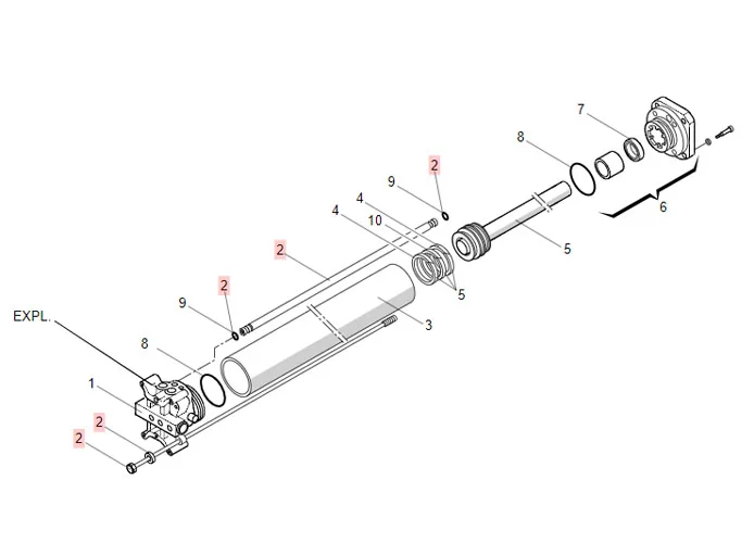 faac Ersatzteil von Kraftstoffschlauch und Zugstangen 400 63003328