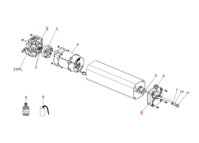 faac Ersatzteil der Dichtung des Tankes s800 63003171