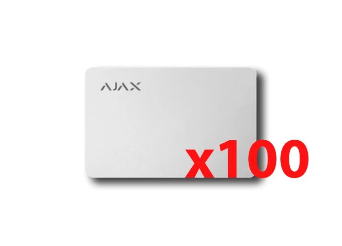 ajax kontaktlose Karte pass weiss (100 Geräten) 38221