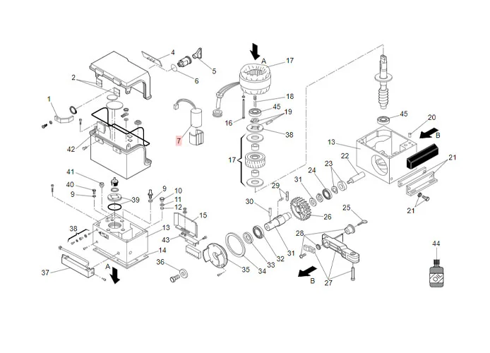 faac Ersatzteil des Kondensators pp 25mf-250v c/conn.s/cod. 76012635