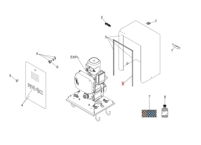 faac Ersatzteil der Dichtung aerstop 10x3 (mt.) 7094025