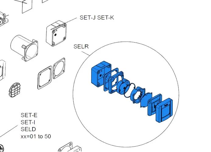 came Ersatzkit für mechanische Teile selr1ndg 88006-0022