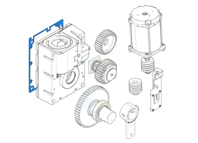 came Ersatzteil der Dichtung des Untersetzungsgetriebes gard 5pz 88001-0188