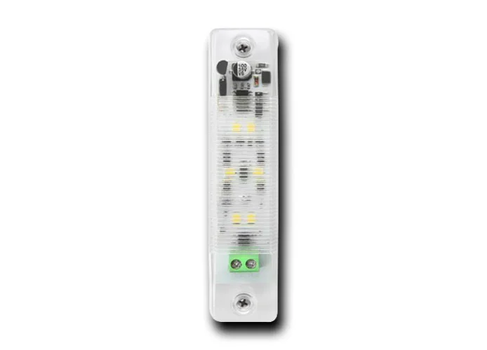 nologo LED-Blinkleuchte mini 12/24 transparentes Weiß flash-incl