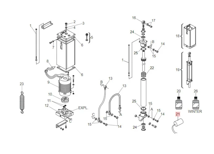 faac Ersatzteil des Kondensators pp mlr 25 prl 12,5mf 400v 76012515